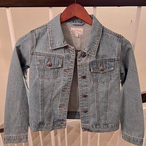 Girls light blue jeans jacket